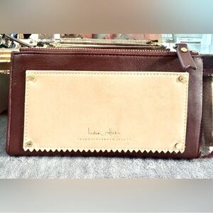 India Hicks Leather Wallet Clutch